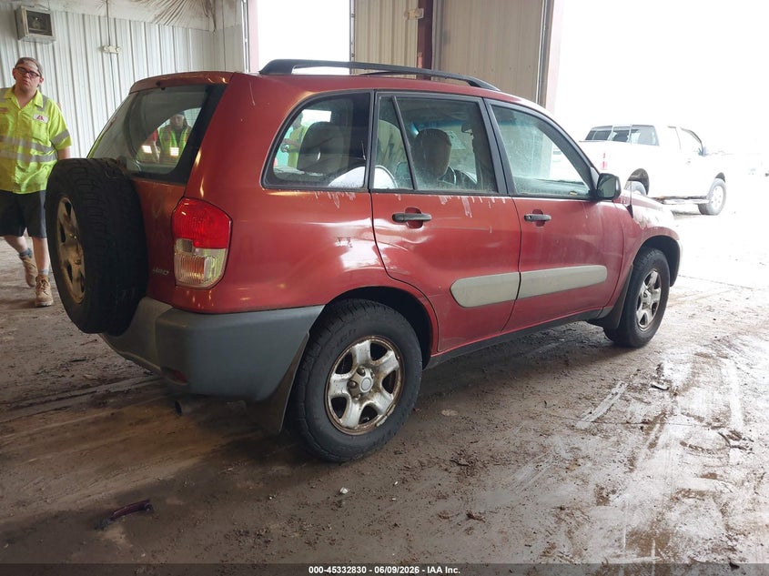 2001 Toyota Rav 4 VIN JTEHH20V810025454 IAAI salvage auction — NORMAL WEAR, Clear (Michigan), sold $300 on 2026-07-14 (photo 4)