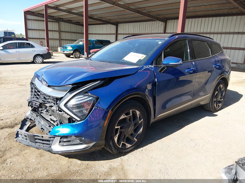 2023 Kia Sportage VIN 5XYK53AF3PG087573 IAAI salvage auction — FRONT END, Salvage Title, sold $5,300 on 2026-07-23 (photo 2)