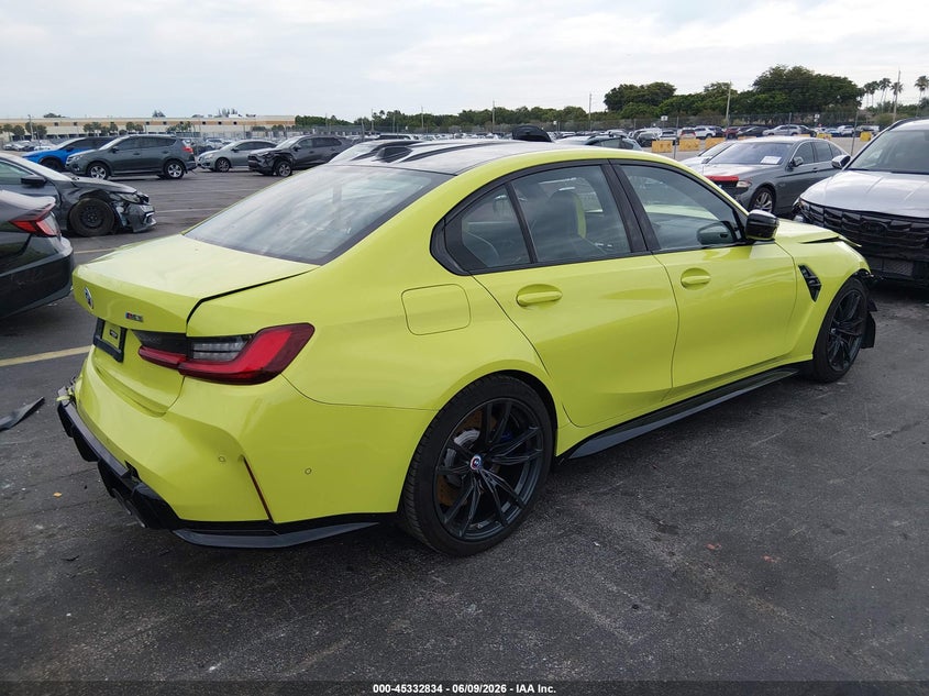 2023 BMW M3 VIN WBS53AY08PFP50026 IAAI salvage auction — FRONT END, Salvage Title, sold $17,250 on 2026-07-23 (photo 4)