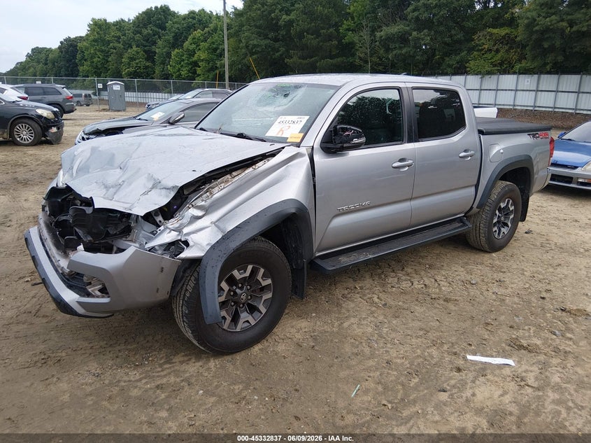 2017 Toyota Tacoma VIN 5TFCZ5AN6HX088551 IAAI salvage auction — FRONT END, Salvage Title, sold $10,450 on 2026-07-16 (photo 2)
