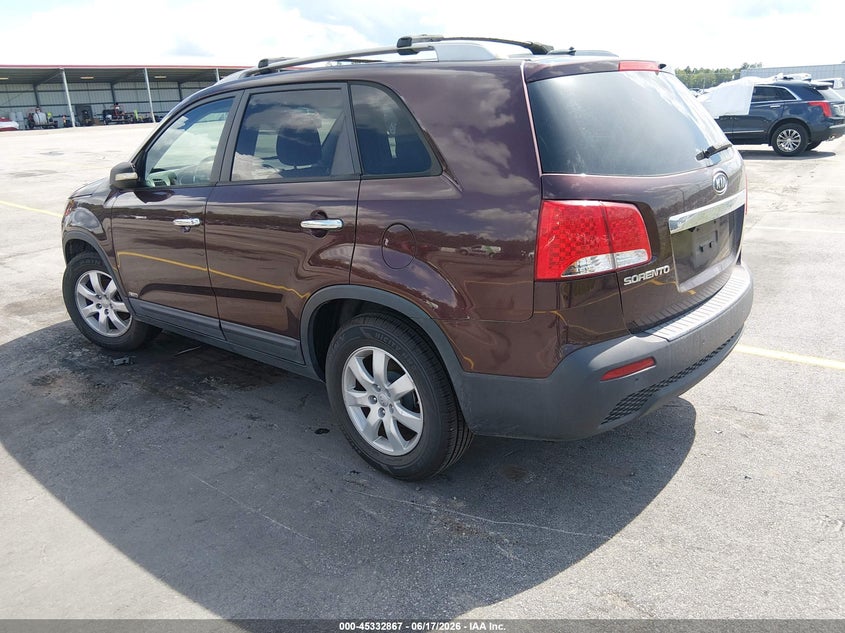 2013 Kia Sorento VIN 5XYKTCA6XDG333083 IAAI salvage auction — NORMAL WEAR, Clear (South Carolina), sold $1,000 on 2026-07-29 (photo 3)