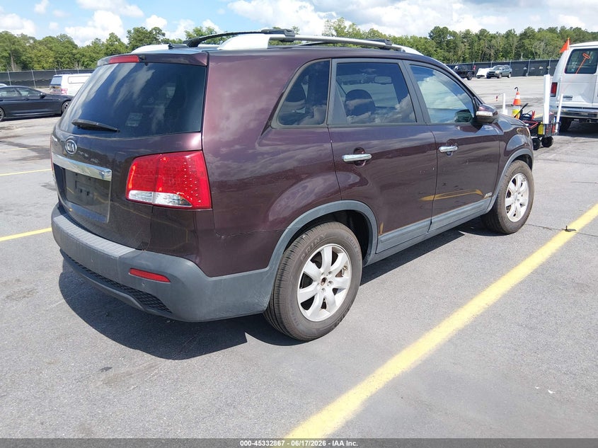 2013 Kia Sorento VIN 5XYKTCA6XDG333083 IAAI salvage auction — NORMAL WEAR, Clear (South Carolina), sold $1,000 on 2026-07-29 (photo 4)