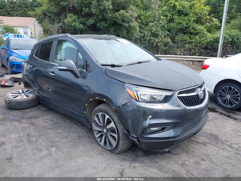 2017 Buick Encore VIN KL4CJCSB8HB118964 IAAI salvage auction — REAR END, Salvage (North Carolina), sold $750 on 2026-07-16 (photo 1)