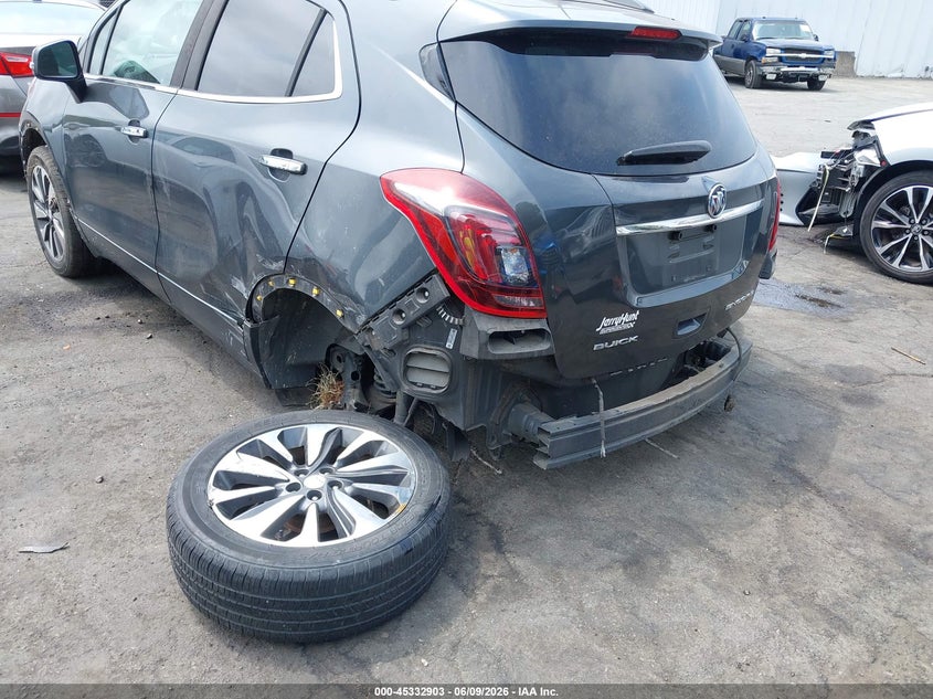 2017 Buick Encore VIN KL4CJCSB8HB118964 IAAI salvage auction — REAR END, Salvage (North Carolina), sold $750 on 2026-07-16 (photo 6)