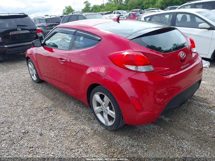 2015 Hyundai Veloster VIN KMHTC6AD1FU245041 IAAI salvage auction — FRONT END, Salvage (Ohio), sold $1,100 on 2026-07-07 (photo 3)