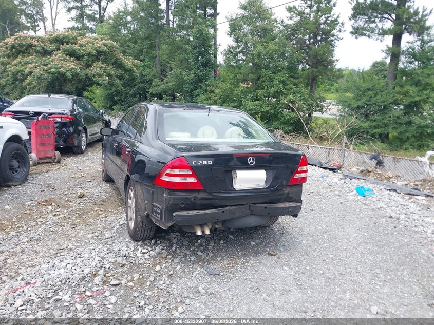 2006 Mercedes-benz C class VIN WDBRF54H26F798668 IAAI salvage auction — FRONT & REAR, Salvage (Georgia), sold $375 on 2026-07-21 (photo 3)