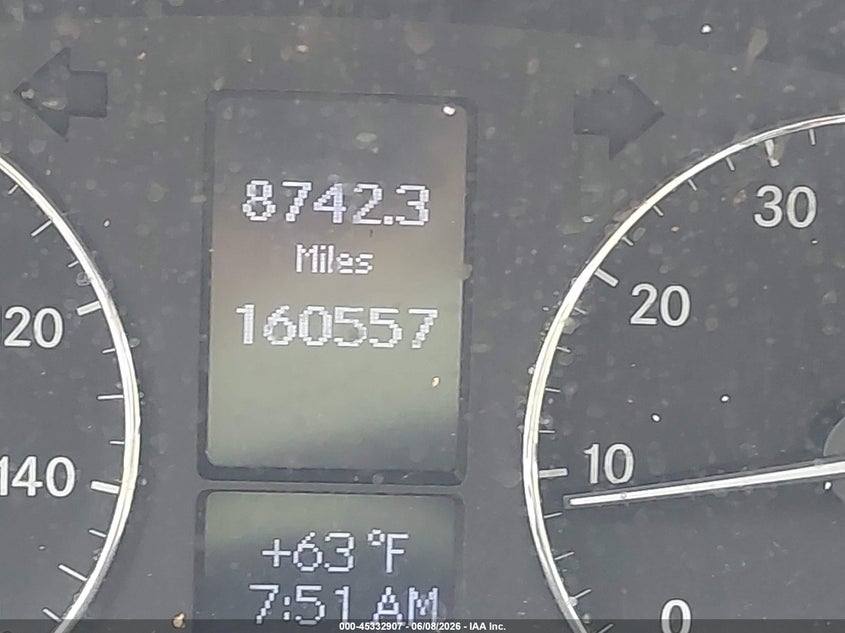 2006 Mercedes-benz C class VIN WDBRF54H26F798668 IAAI salvage auction — FRONT & REAR, Salvage (Georgia), sold $375 on 2026-07-21 (photo 7)