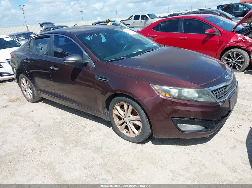 2012 Kia Optima VIN 5XXGN4A72CG042207 IAAI salvage auction — NORMAL WEAR, Salvage Title, sold $125 on 2026-07-27 (photo 1)