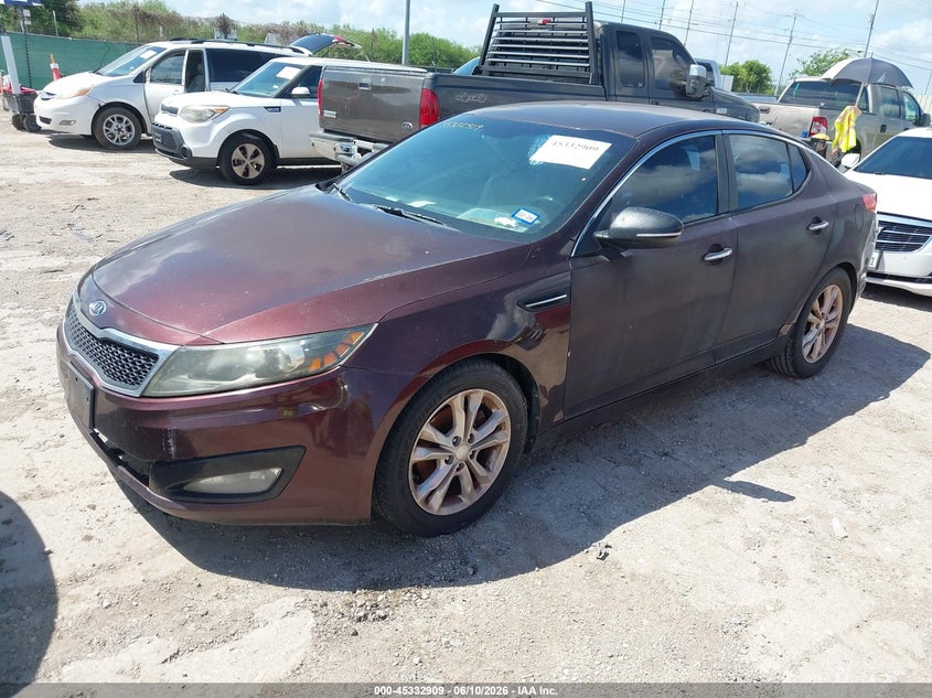2012 Kia Optima VIN 5XXGN4A72CG042207 IAAI salvage auction — NORMAL WEAR, Salvage Title, sold $125 on 2026-07-27 (photo 2)