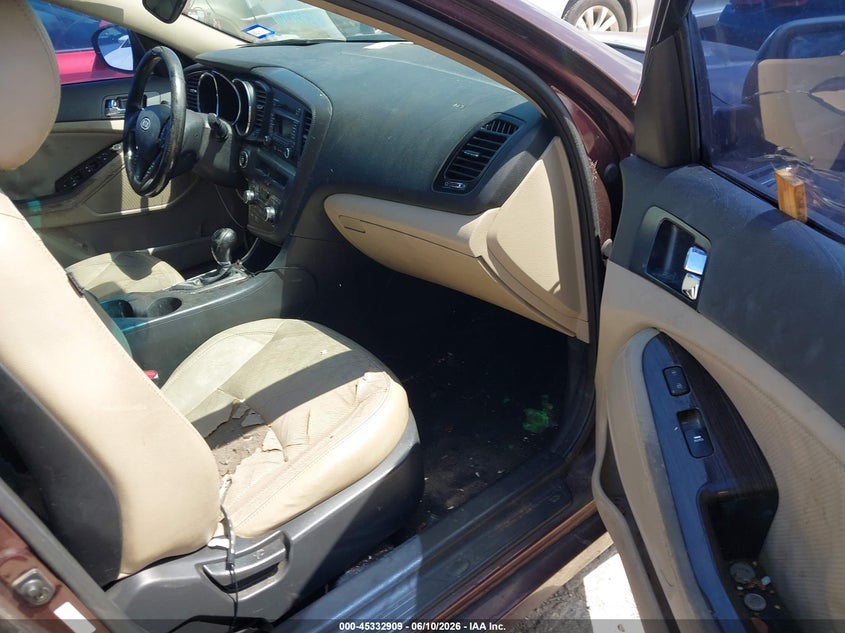 2012 Kia Optima VIN 5XXGN4A72CG042207 IAAI salvage auction — NORMAL WEAR, Salvage Title, sold $125 on 2026-07-27 (photo 5)