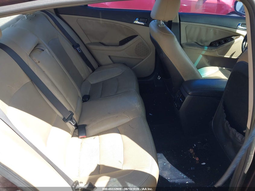 2012 Kia Optima VIN 5XXGN4A72CG042207 IAAI salvage auction — NORMAL WEAR, Salvage Title, sold $125 on 2026-07-27 (photo 8)