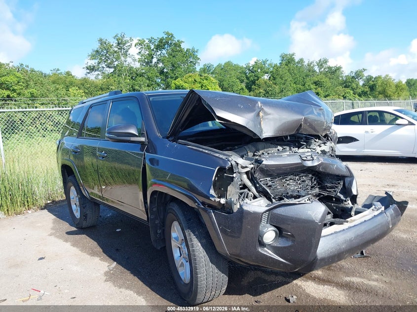 2019 Toyota 4runner VIN JTEZU5JR7K5192203 IAAI salvage auction — FRONT END, Salvage (Louisiana), sold $4,750 on 2026-07-28 (photo 1)