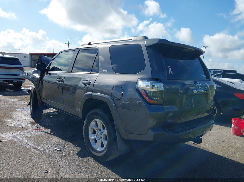 2019 Toyota 4runner VIN JTEZU5JR7K5192203 IAAI salvage auction — FRONT END, Salvage (Louisiana), sold $4,750 on 2026-07-28 (photo 3)
