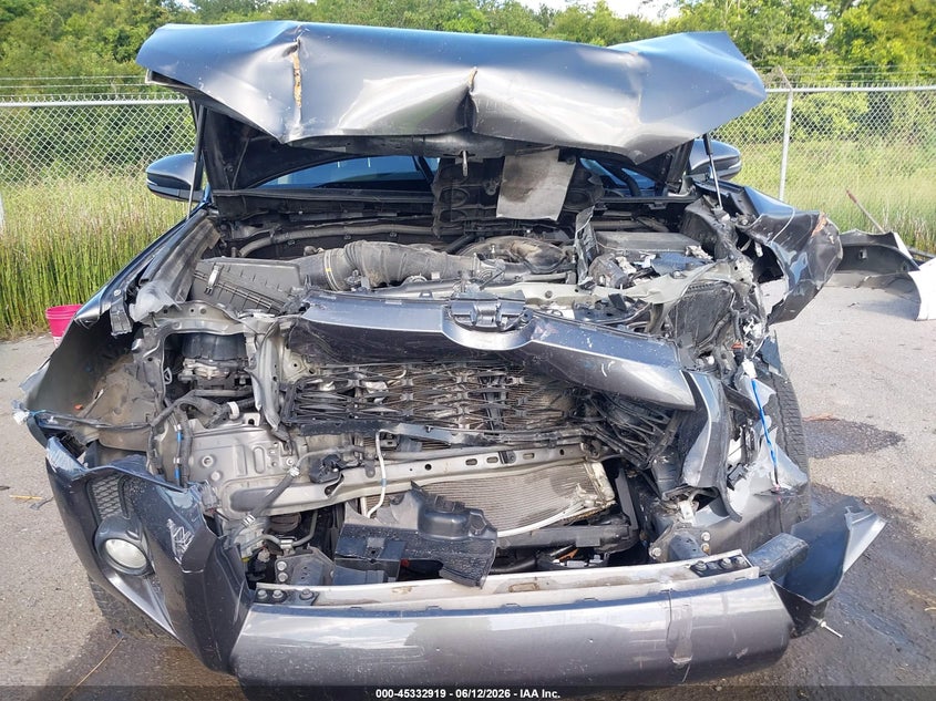 2019 Toyota 4runner VIN JTEZU5JR7K5192203 IAAI salvage auction — FRONT END, Salvage (Louisiana), sold $4,750 on 2026-07-28 (photo 6)