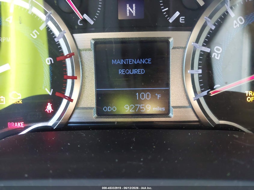 2019 Toyota 4runner VIN JTEZU5JR7K5192203 IAAI salvage auction — FRONT END, Salvage (Louisiana), sold $4,750 on 2026-07-28 (photo 7)