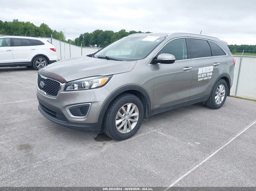 2017 Kia Sorento VIN 5XYPGDA33HG260991 IAAI salvage auction — RIGHT SIDE, Salvage Title, sold $2,150 on 2026-07-09 (photo 2)