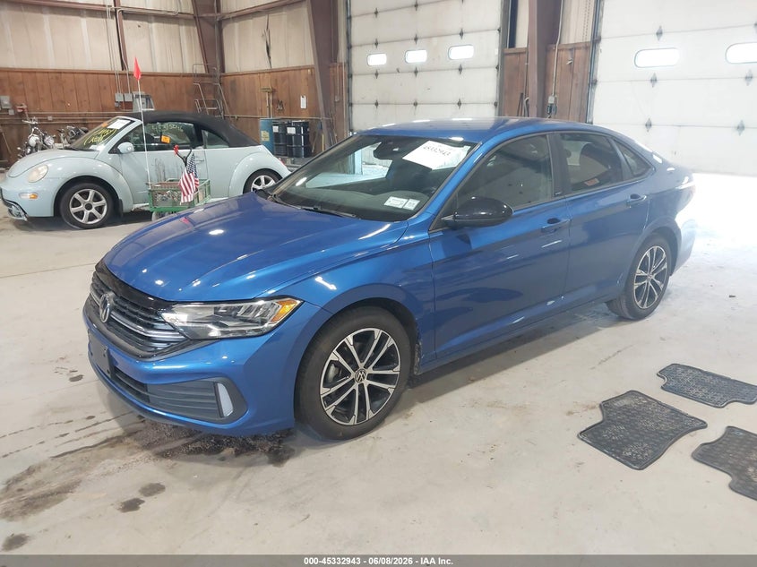 2024 Volkswagen Jetta VIN 3VWBM7BU6RM081678 IAAI salvage auction — UNDERCARRIAGE, Salvage Title, sold $7,100 on 2026-07-22 (photo 2)
