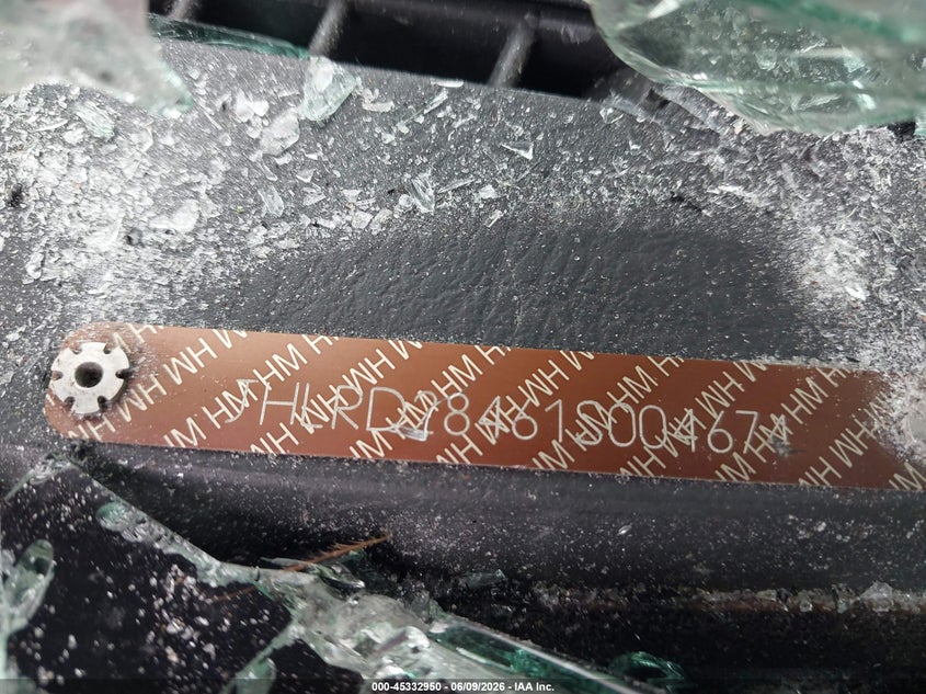 2001 Honda Cr-v VIN JHLRD28461S004674 IAAI salvage auction — BIOHAZARD/CHEMICAL, Salvage (Georgia), sold $275 on 2026-07-17 (photo 9)
