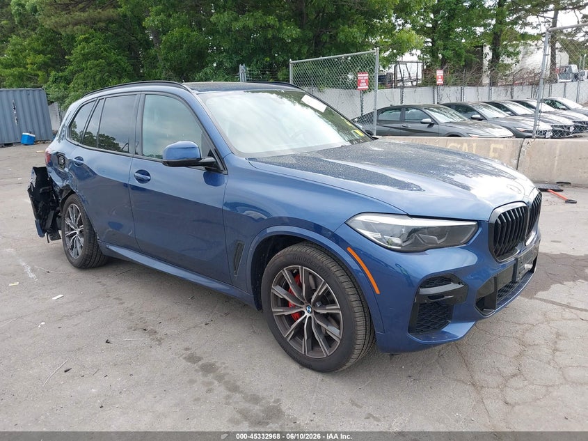2022 BMW X5 VIN 5UXCR6C08N9K04192 IAAI salvage auction — RIGHT REAR, Mv-907A (New York), sold $28,250 on 2026-07-07 (photo 1)