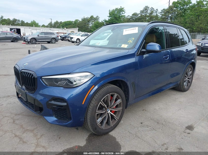 2022 BMW X5 VIN 5UXCR6C08N9K04192 IAAI salvage auction — RIGHT REAR, Mv-907A (New York), sold $28,250 on 2026-07-07 (photo 2)
