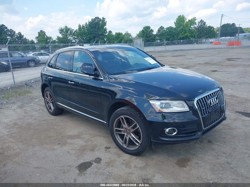 2015 Audi Q5 VIN WA1LFAFP6FA078625 IAAI salvage auction — LEFT SIDE, Clear (Virginia), sold $2,750 on 2026-07-18 (photo 1)