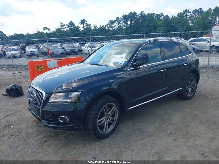 2015 Audi Q5 VIN WA1LFAFP6FA078625 IAAI salvage auction — LEFT SIDE, Clear (Virginia), sold $2,750 on 2026-07-18 (photo 2)