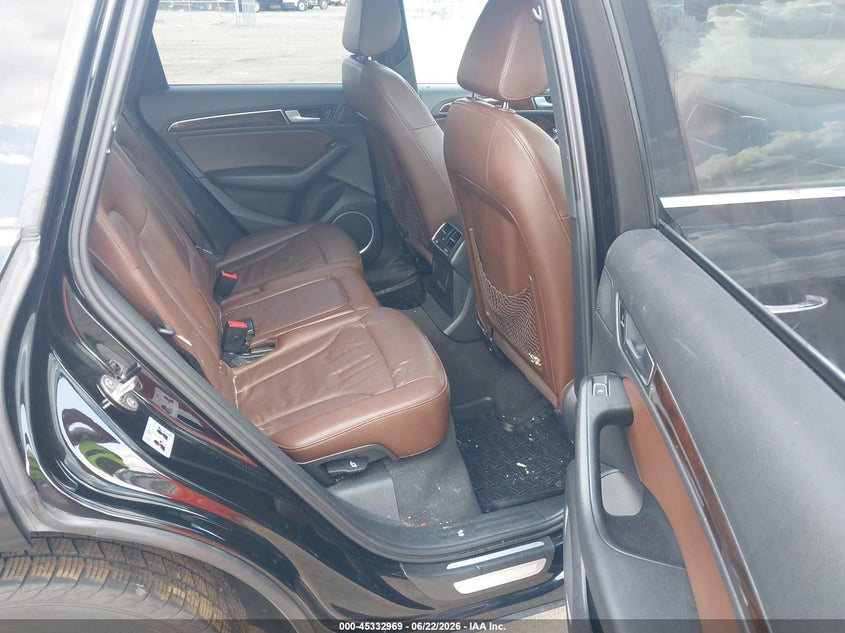 2015 Audi Q5 VIN WA1LFAFP6FA078625 IAAI salvage auction — LEFT SIDE, Clear (Virginia), sold $2,750 on 2026-07-18 (photo 8)