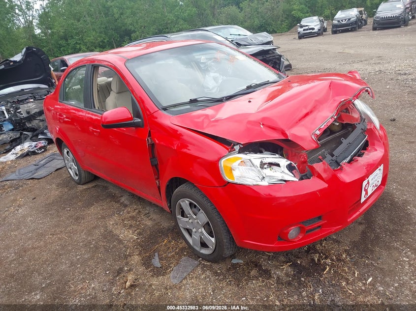 2010 Chevrolet Aveo VIN KL1TG5DE4AB107593 IAAI salvage auction — FRONT END, Salvage (Ohio), sold $350 on 2026-07-14 (photo 1)