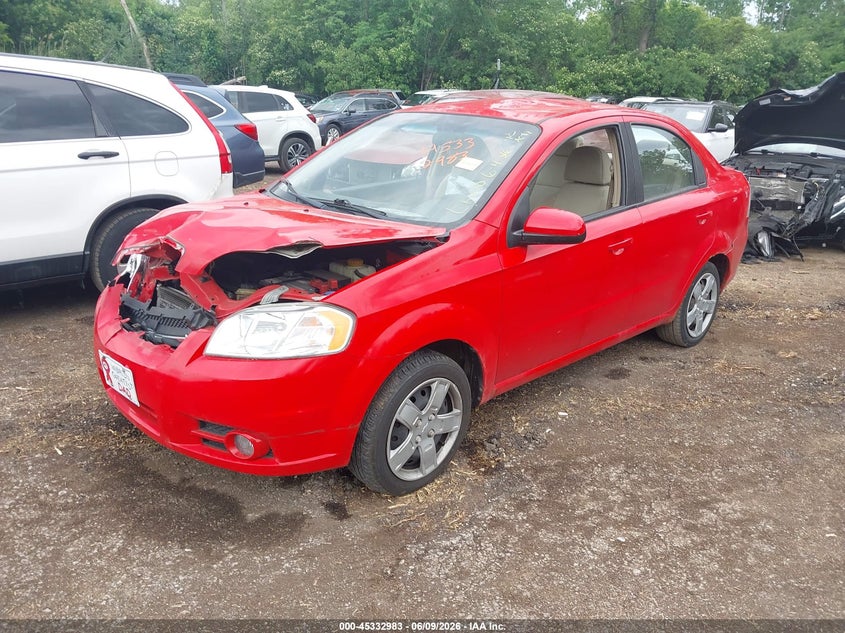 2010 Chevrolet Aveo VIN KL1TG5DE4AB107593 IAAI salvage auction — FRONT END, Salvage (Ohio), sold $350 on 2026-07-14 (photo 2)