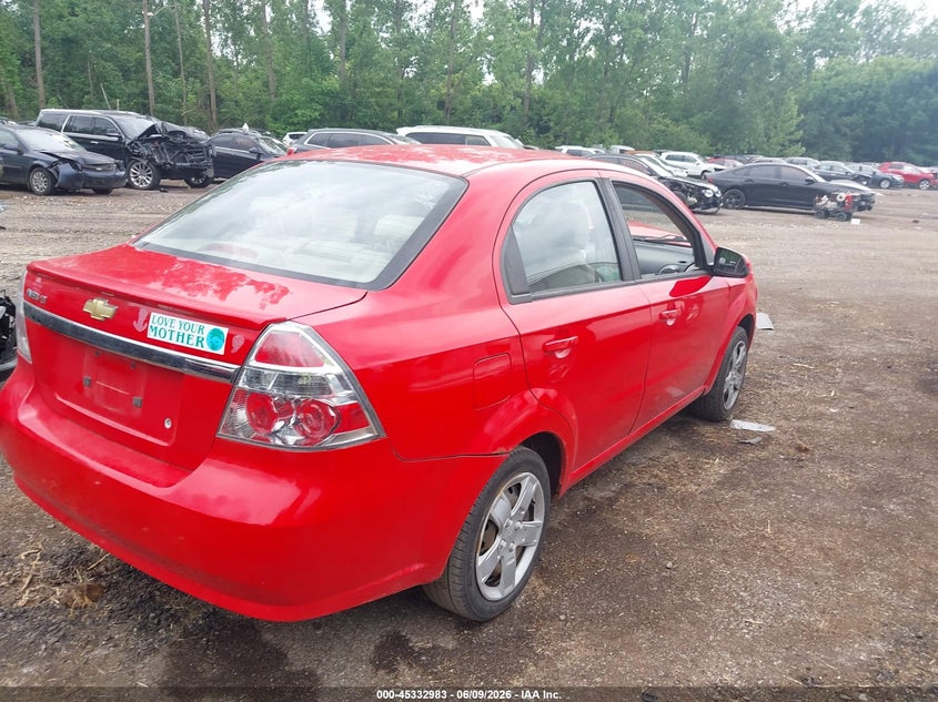 2010 Chevrolet Aveo VIN KL1TG5DE4AB107593 IAAI salvage auction — FRONT END, Salvage (Ohio), sold $350 on 2026-07-14 (photo 4)