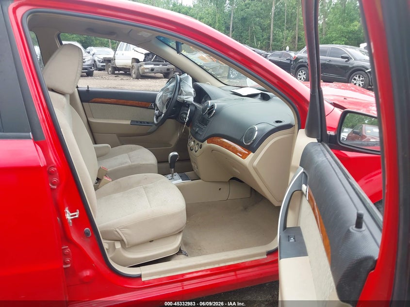 2010 Chevrolet Aveo VIN KL1TG5DE4AB107593 IAAI salvage auction — FRONT END, Salvage (Ohio), sold $350 on 2026-07-14 (photo 5)