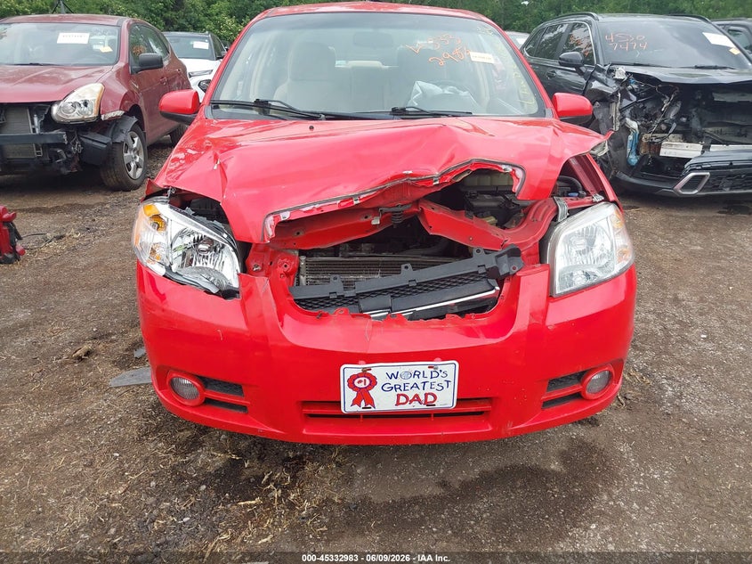2010 Chevrolet Aveo VIN KL1TG5DE4AB107593 IAAI salvage auction — FRONT END, Salvage (Ohio), sold $350 on 2026-07-14 (photo 6)