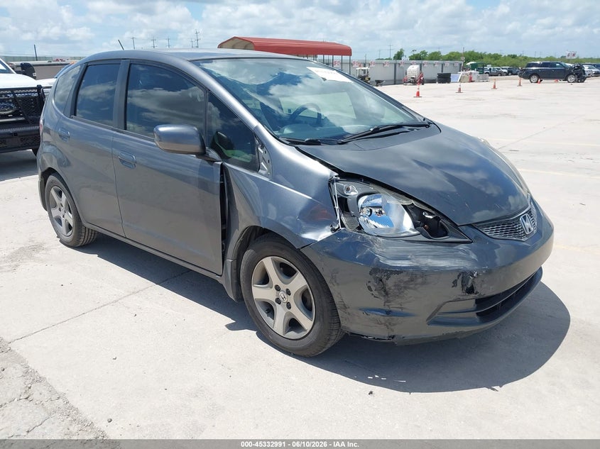 2013 Honda Fit VIN JHMGE8H34DC017092 IAAI salvage auction — FRONT END, Salvage (Texas), sold $1,550 on 2026-07-13 (photo 1)