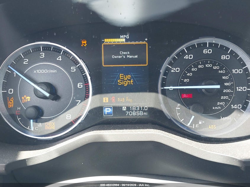 2020 Subaru Ascent VIN 4S4WMAJD0L3414402 IAAI salvage auction — SIDE, Salvage (North Carolina), sold $5,800 on 2026-07-09 (photo 7)
