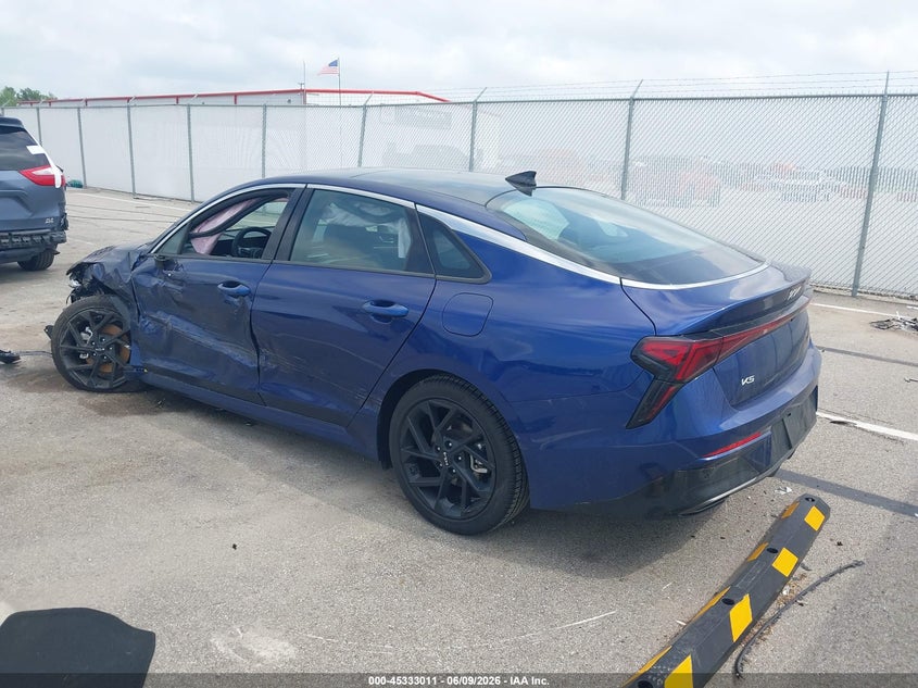 2026 Kia K5 VIN KNAG64J72T5410187 IAAI salvage auction — LEFT FRONT, Salvage Title, sold $6,300 on 2026-07-30 (photo 3)