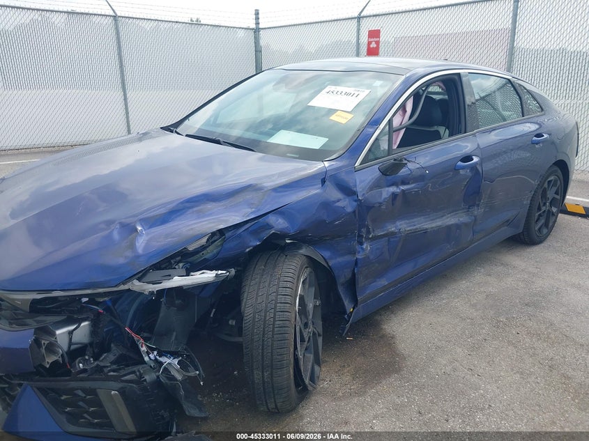 2026 Kia K5 VIN KNAG64J72T5410187 IAAI salvage auction — LEFT FRONT, Salvage Title, sold $6,300 on 2026-07-30 (photo 6)