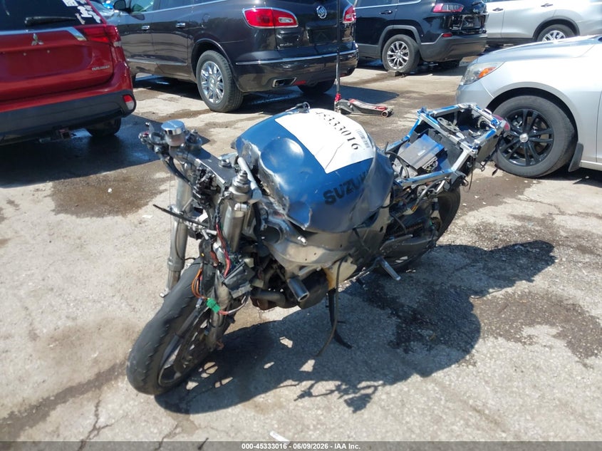 1998 Suzuki Gsx-r600 VIN JS1GN78A6W2101413 IAAI salvage auction — FRONT END, Salvage (Kansas), sold $100 on 2026-07-29 (photo 2)