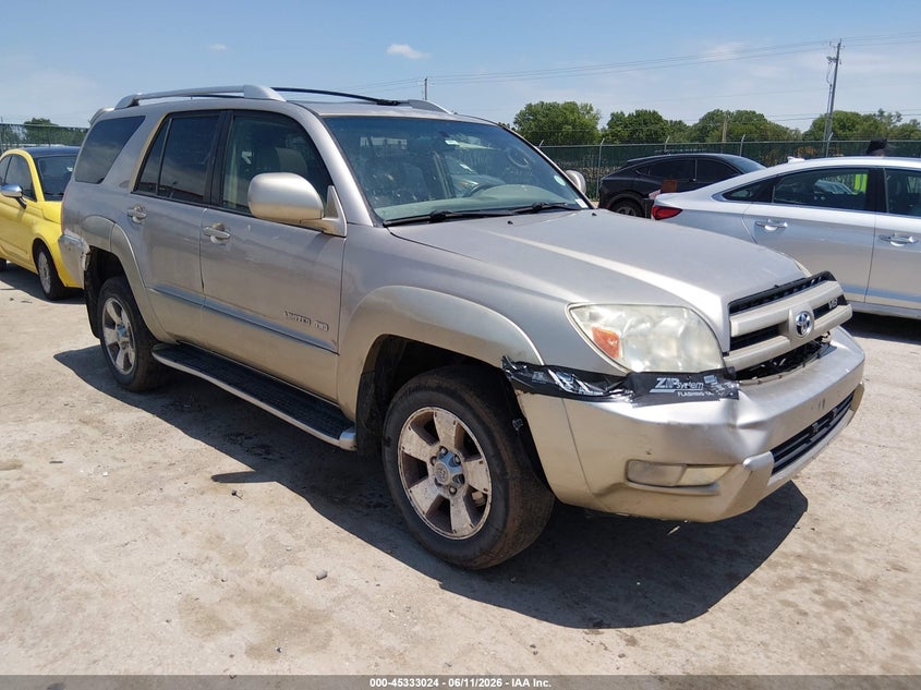 2003 Toyota 4runner VIN JTEBT17R830024833 IAAI salvage auction — NORMAL WEAR, Clear (Kansas), sold $500 on 2026-07-24 (photo 1)