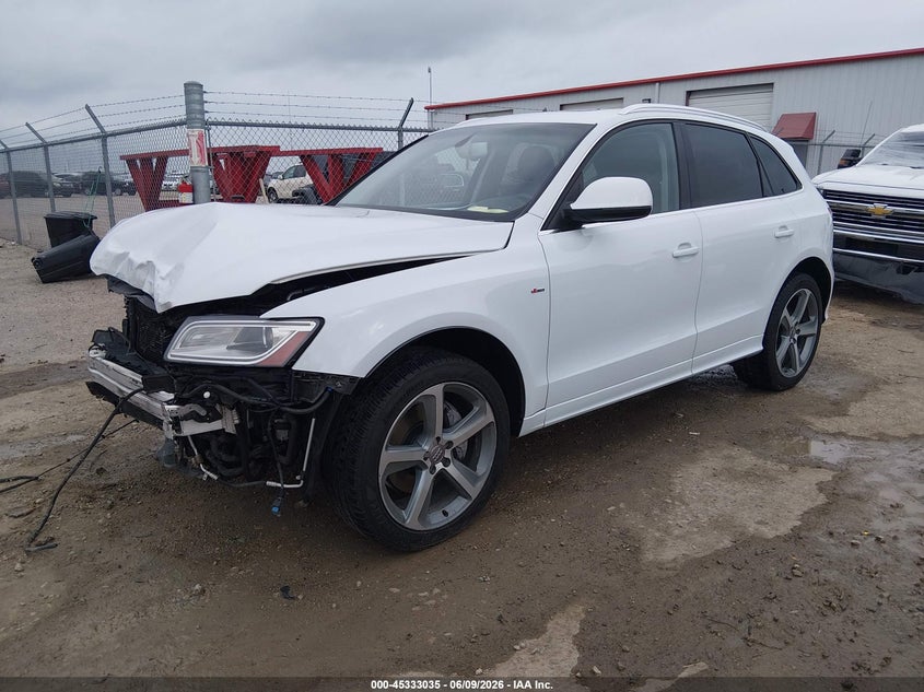 2014 Audi Q5 VIN WA1DGAFP2EA005137 IAAI salvage auction — FRONT END, Salvage Title, sold $1,000 on 2026-07-17 (photo 2)