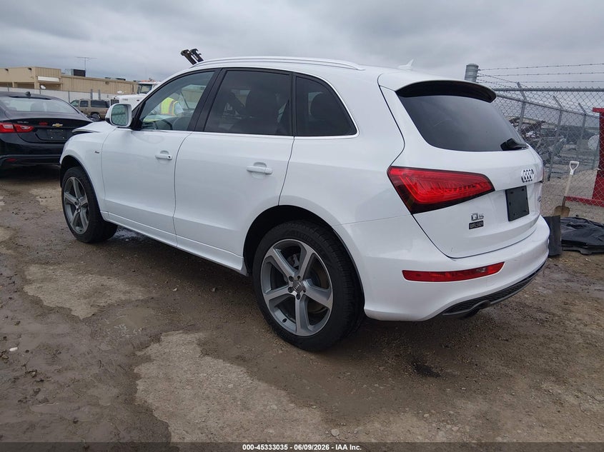2014 Audi Q5 VIN WA1DGAFP2EA005137 IAAI salvage auction — FRONT END, Salvage Title, sold $1,000 on 2026-07-17 (photo 3)