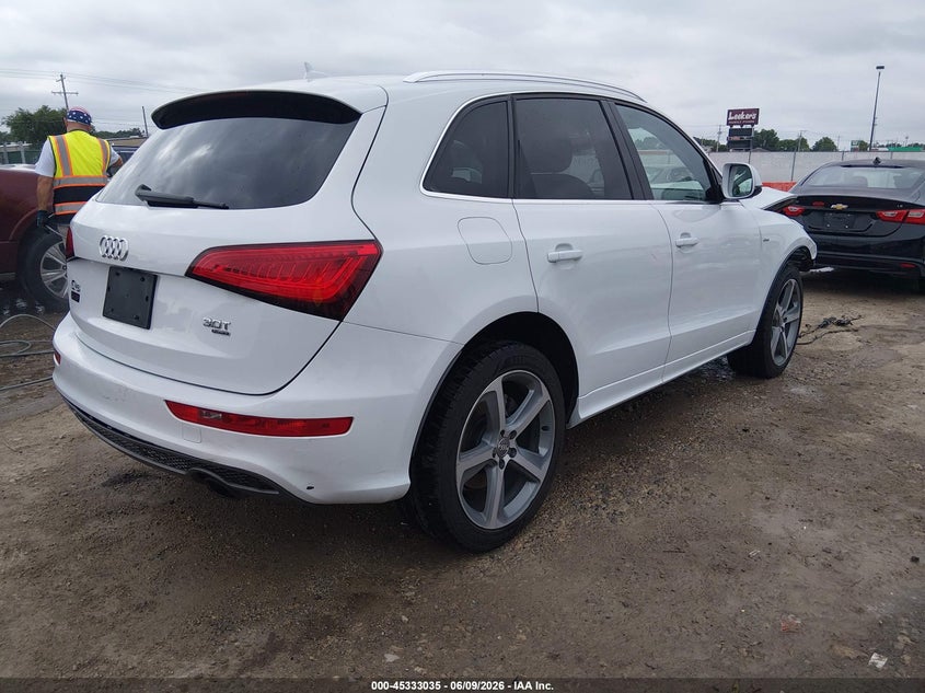 2014 Audi Q5 VIN WA1DGAFP2EA005137 IAAI salvage auction — FRONT END, Salvage Title, sold $1,000 on 2026-07-17 (photo 4)