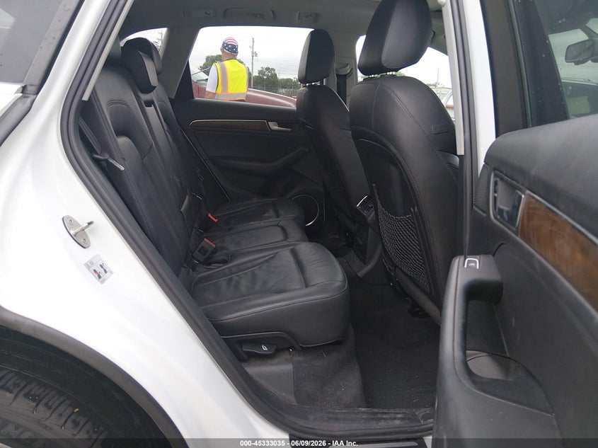2014 Audi Q5 VIN WA1DGAFP2EA005137 IAAI salvage auction — FRONT END, Salvage Title, sold $1,000 on 2026-07-17 (photo 8)