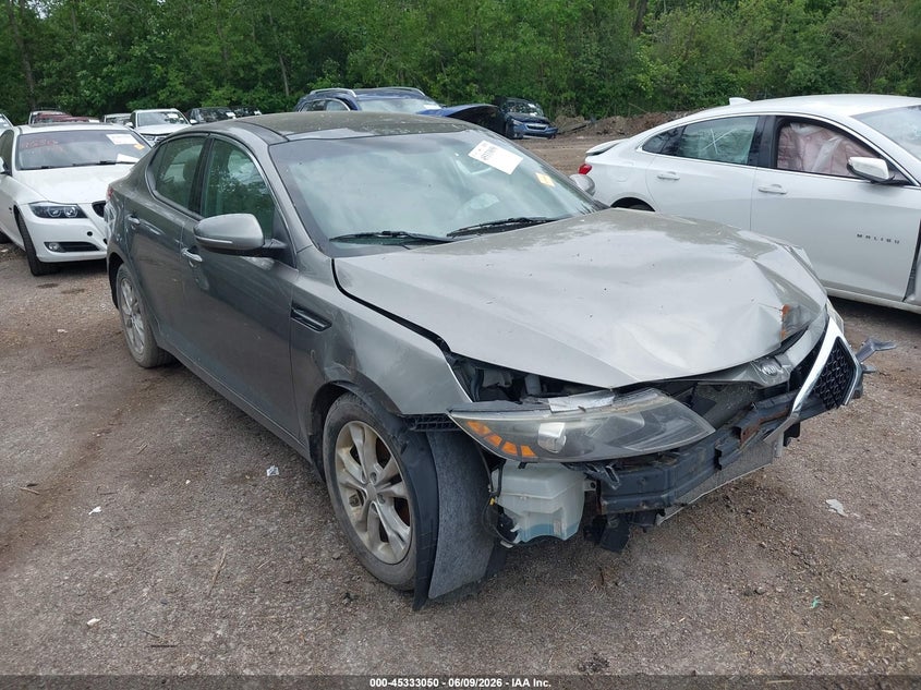 2013 Kia Optima VIN 5XXGN4A75DG139256 IAAI salvage auction — FRONT END, Salvage Title, sold $275 on 2026-07-28 (photo 1)