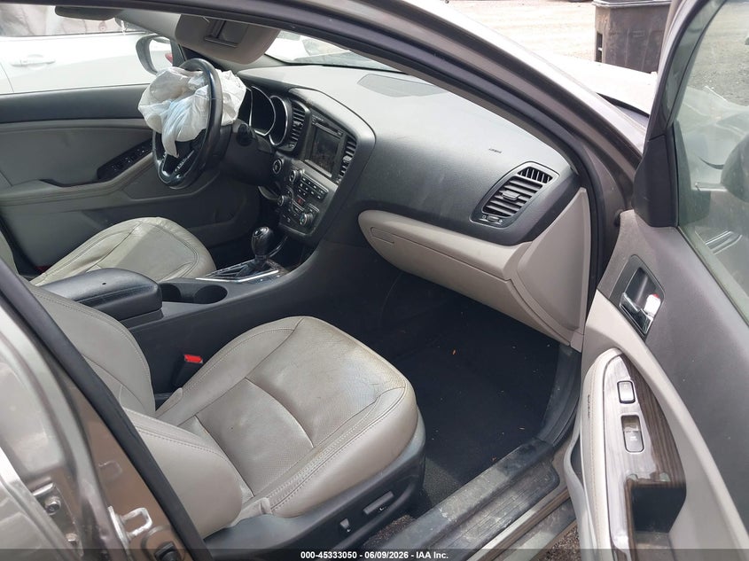 2013 Kia Optima VIN 5XXGN4A75DG139256 IAAI salvage auction — FRONT END, Salvage Title, sold $275 on 2026-07-28 (photo 5)