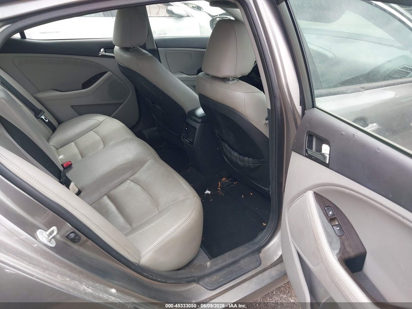 2013 Kia Optima VIN 5XXGN4A75DG139256 IAAI salvage auction — FRONT END, Salvage Title, sold $275 on 2026-07-28 (photo 8)