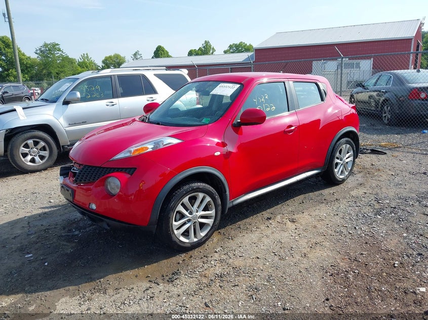 2014 Nissan Juke VIN JN8AF5MV0ET355797 IAAI salvage auction — RIGHT FRONT, Clear (Virginia), sold $1,675 on 2026-07-07 (photo 2)