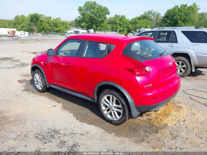 2014 Nissan Juke VIN JN8AF5MV0ET355797 IAAI salvage auction — RIGHT FRONT, Clear (Virginia), sold $1,675 on 2026-07-07 (photo 3)