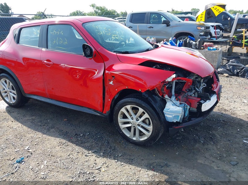 2014 Nissan Juke VIN JN8AF5MV0ET355797 IAAI salvage auction — RIGHT FRONT, Clear (Virginia), sold $1,675 on 2026-07-07 (photo 6)