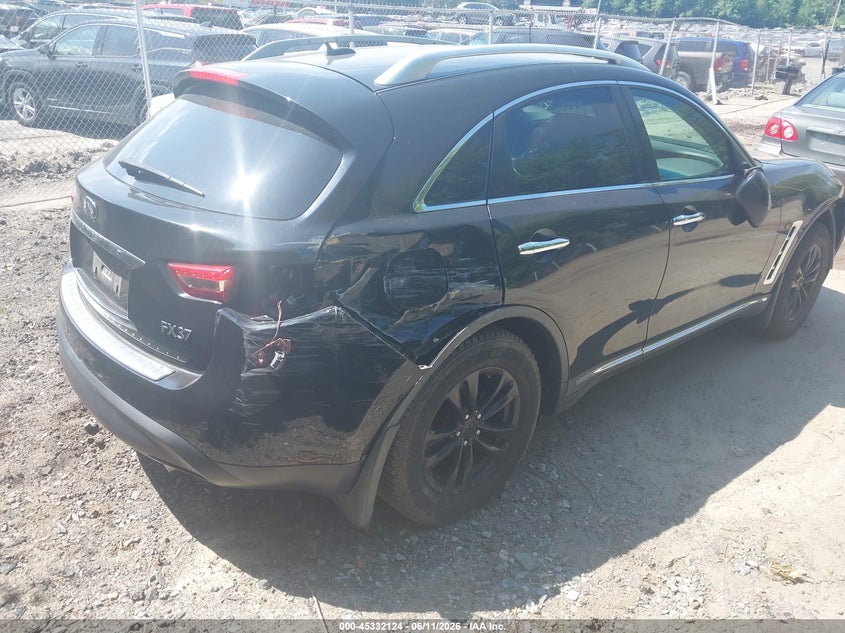 2013 Infiniti Fx VIN JN8CS1MW3DM170819 IAAI salvage auction — FRONT & REAR, Salvage (Rhode Island), sold $25 on 2026-07-28 (photo 4)