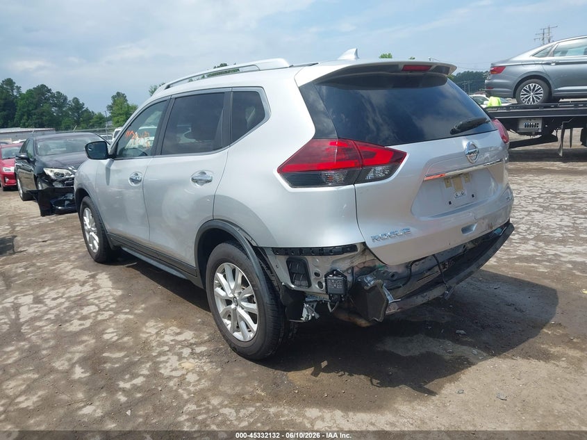 2020 Nissan Rogue VIN JN8AT2MVXLW133884 IAAI salvage auction — REAR END, Salvage Title, sold $5,100 on 2026-07-24 (photo 3)